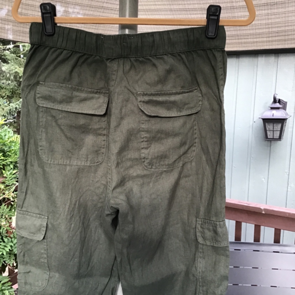 Nicole Miller Linen Joggers - Picture 4 of 7